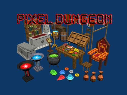 Pixel Dungeons Set1 - Props and stuff preview image